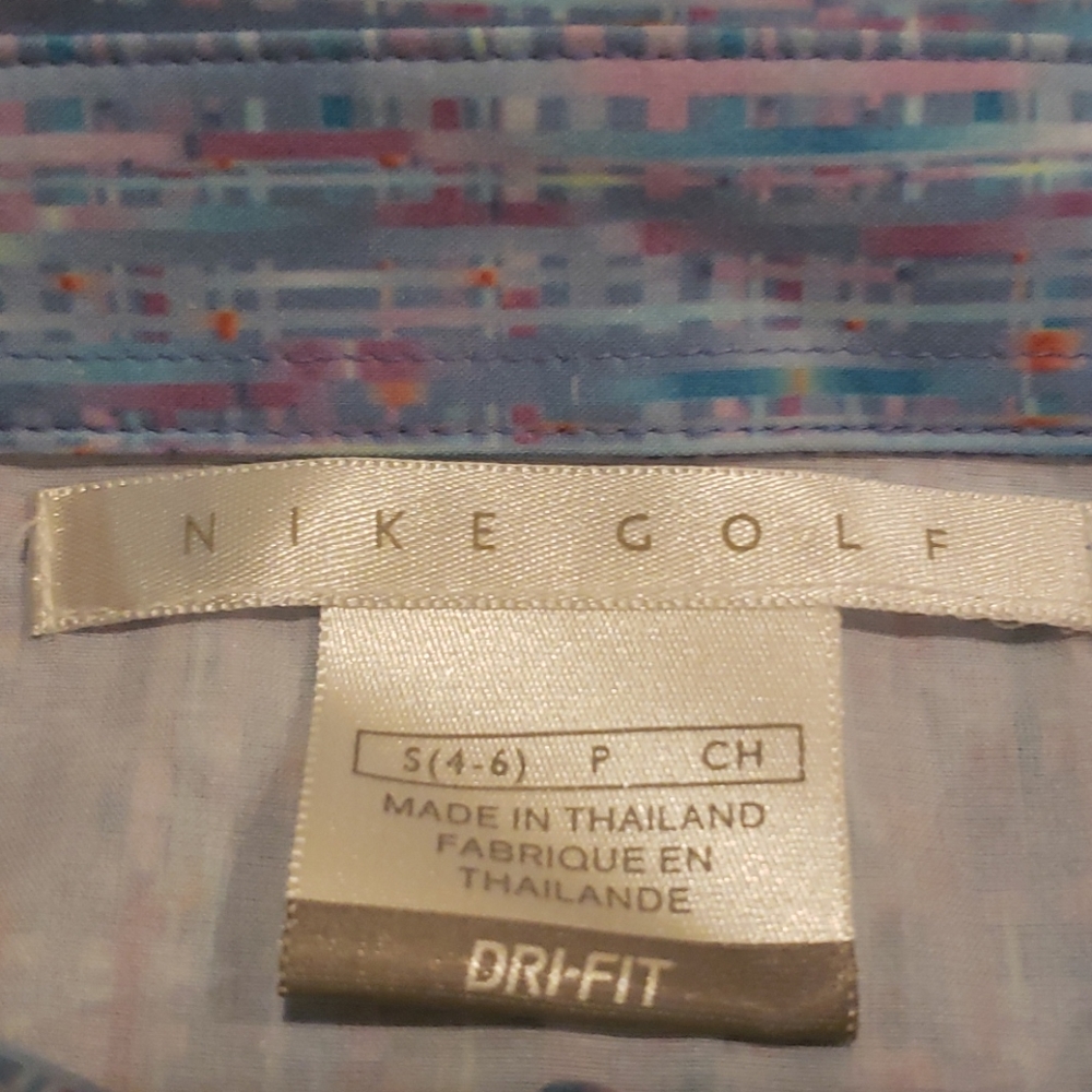NWOT Nike golf dri fit Button-down tank top shirt - Picture 3 of 5